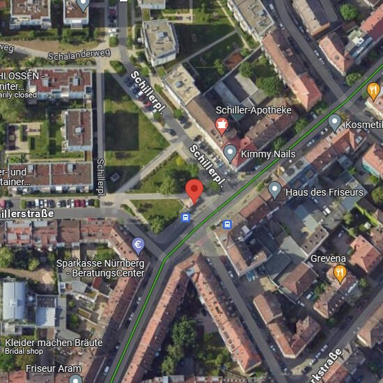 Montag - Donerstag | 11:00 - 19:00 Freitag - Sontag | 11:00 - 18:00 @ Schillerplatz, 90409 Nuremberg